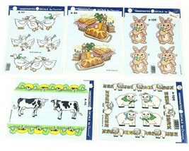 Vintage Handpainted Decals by Decoral Pick from List Bunny Cow Pig or Goose - $179.64 MXN+