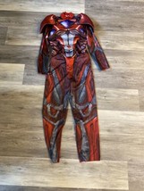 Red Ranger Deluxe Muscle Saban&#39;s Power Rangers Superhero Boys Costume  L... - £11.80 GBP