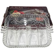 5 Part Fruit Tray Cheese 1980 Indiana Glass Presentations Relish Plateau... - $35.03