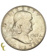 1949-S Silver Franklin Half Dollar 50C (Choice BU Condition) - $129.24 CAD