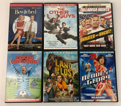 6 x Will Ferrell DVD Lot * Talladega Nights, Blades of Glory, The Other Guys +++ - £21.15 GBP