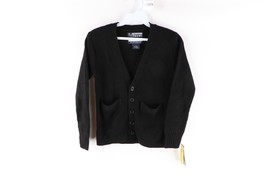 NOS Vintage Childrens Size 8 School Uniform Button Knit Cardigan Sweater... - £19.68 GBP