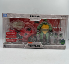 BST AXN IDW Teenage Mutant Ninja Turtles Raphael With Motorcycle TMNT - £15.62 GBP