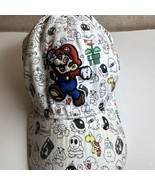 Nintendo Super Mario Character Print Cap Hat Fitted 2009 Embroidered Log... - £11.73 GBP