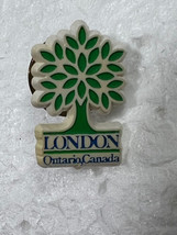 London Ontario Canada Green Tree Lapel Pin - £14.13 GBP