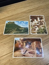 Lot of 3 Vintage Mesa Verde National Park Postcards KG JD - $7.91