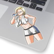 N18 Android Waifu Kiss-Cut Sticker Ecchi Laptop Decal 90s Anime Manga Ja... - $5.98+