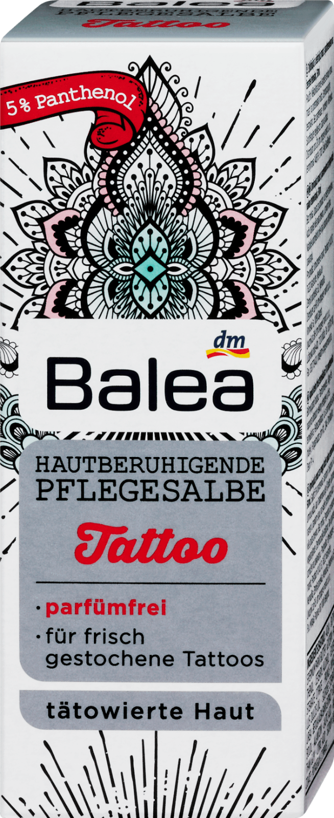 Genuine Balea tattoo treatment ointment almond oil and shea butter Vegan 50 ml - $15.50