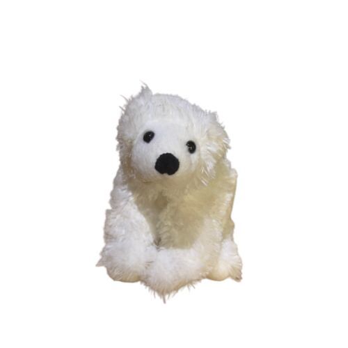 Ty 2008 White 7” Polar Bear Beanie Plush Baby FROSTINESS Retired Toy - $6.99