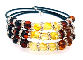 Baltic Amber Bracelet / Certified Baltic Amber - $49.95