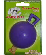 Tug-N-Toss Heavy Duty Dog Toy Ball with Handle, 4 Inches/Petite, Purple ... - $242.42 MXN