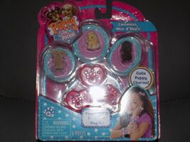 Puppy In My Pocket 3 Charms Puppies &amp; Puppy Charm Bracelet Set 3 NEW - $24.30