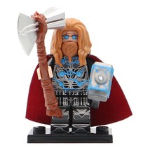 Thor With Stormbreaker &amp; Mjolnir Marvel Avengers Endgame Minifigures Custom Toys - £2.39 GBP