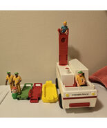 Vintage 1974 Fisher Price Rescue Truck with 5 Figures Fisher Price Toys ... - $58.48 CAD