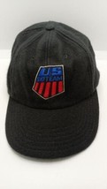 Vintage US Ski Team USA Bula Supplier Olympics Wool Black Snapback Hat Cap - £31.85 GBP