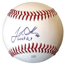 Josh Sborz Texas Rangers Signed Baseball 23 World Series Last Out Insc Autograph - £100.66 GBP