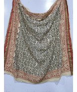 Large bandana 42×42 with zari hand block print,, a pack of bandana for h... - $28.85 CAD