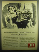 1958 Life International Magazine Advertisement - cartoon by Barney Tobey - £14.45 GBP