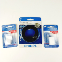 2 SBC Two Inline Telephone Couplers and Phillips 7&#39; Line Cord - 3 Pc Lot NEW - £7.07 GBP