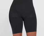 ASSETS by SPANX Women&#39;s Remarkable Results Mid-Thigh Shaping Short Black... - $21.23