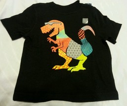 Boys Tee Shirt Sz 12-18   Months Old Navy Black Fashion Dyno Short Sleeve - $13.98