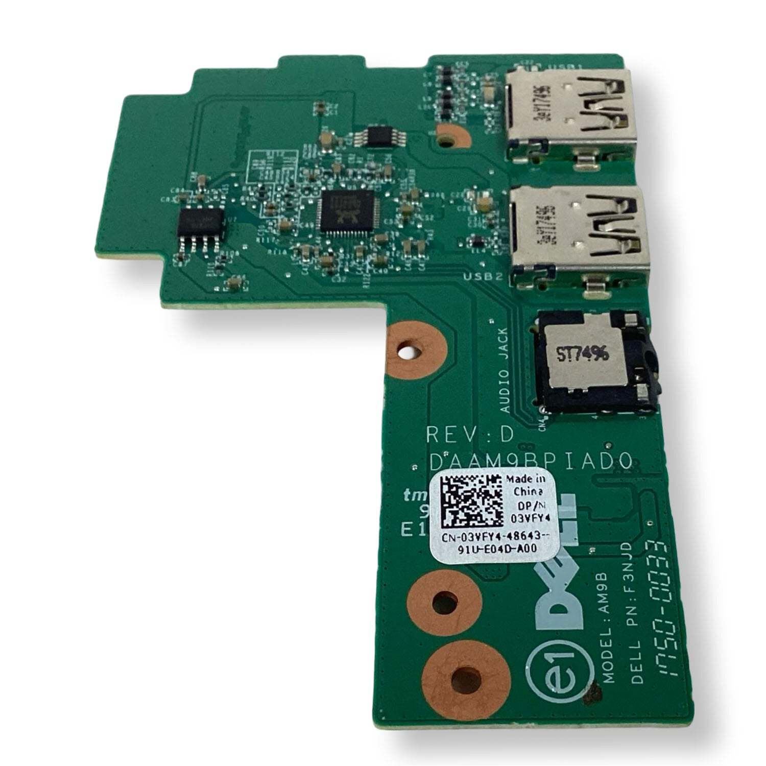 Genuine Dell Inspiron 15 5577 USB Audio Port IO Circuit Board 3VFY4 03VFY4 088NC Item image 8