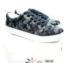 Isaac Mizrahi Banet Camo Quilted Soho Lace-up Sneakers - Gray Multi, US ... - £20.44 GBP