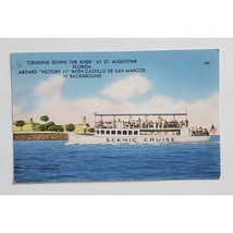 Postcard &quot;Victory II&quot; St. Augustine FL Florida USA Scenic Cruise 75 Points of In - £5.01 GBP