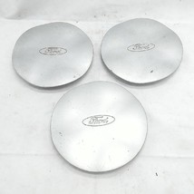 1996-1999 Ford Taurus Set of 3 Silver Plastic Center Caps w Stamped Emblem 6.25" - £21.55 GBP