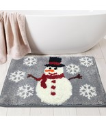 Christmas Bathroom Rugs, Snowman Christmas Decorations Bath Mats for Bat... - $33.99