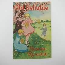 Old Reliable Coffee Illustrated Children&#39;s Booklet Health Reader Advert Antique - £15.72 GBP