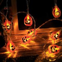 Halloween Decoration Pumpkin Light LED String Lights Lantern - £12.76 GBP+