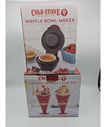 Cold Stone Creamery Waffle Bowl Maker &amp; Waffle Cone Bowl Set! - $49.49