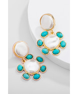 Turquoise Earrings - Western Earrings - Trending Jewelry - £11.77 GBP