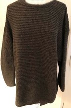 Helmut Lang Oversize Sweater Soft Wool Yak Blend in Gray Size M - £73.95 GBP