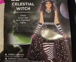 Celestial Witch Girls XL Halloween Costume 4 Pc Set Dress Hat Arm Warmer... - £23.73 GBP