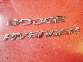 2008-2014 Dodge Avenger Emblem Letters Logo Symbol Badge Rear Chrome OEM  - £13.41 GBP