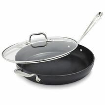 All-Clad HA1 Hard Anodized Nonstick  PFOA Free 12" Fry Pan with Lid (SCR... - $59.99