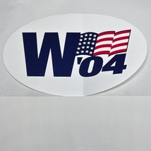 Vintage 2004 George W Bush Oval Presidential Campaign Sticker - $5.93