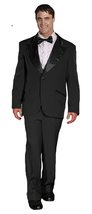 Men&#39;s Formal Adult Deluxe Tuxedo w/o Shirt, Black, Large - £80.18 GBP+