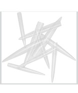 120Pcs Extra Long False Nail Art Tips Stiletto Pointy Square Curved Fing... - $254.49 MXN