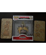 Yu-Gi-Oh Funko Atem and 2021 and 2022 Yu-Gi-Oh tins - $34.30 CAD