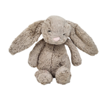 6&quot; Jellycat Baby Bashful Tan Brown Bunny Rabbit Stuffed Animal Plush Toy Lovey - £22.90 GBP