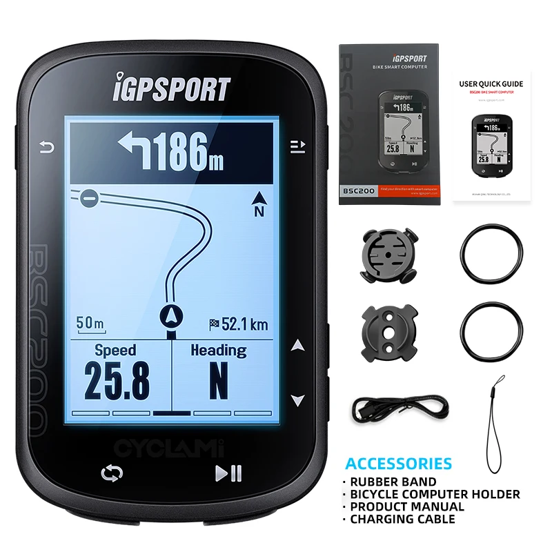 IGP BSC200 200 Wireless Bicycle Computer GPS Bike Speedometer Cycling Odometer 2 - £209.74 GBP