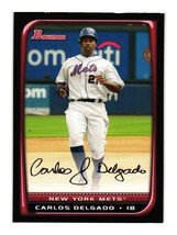 2008 Bowman #32 Carlos Delgado New York Mets - £2.74 GBP