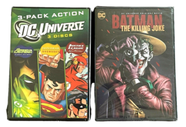 DC Universe 3 Pack Action Animated DVD BatmanThe Killing Joke DVD - £6.96 GBP