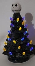 The Nightmare Before Christmas Light Up Ceramic  Tree W/ Jack Topper - $802.56 MXN