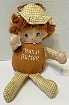 Vintage 1981 American Greetings Plush Peanut Butter Doll 7 Inches - £9.98 GBP