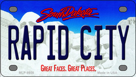 Rapid City South Dakota Novelty Mini Metal License Plate Tag - £11.76 GBP