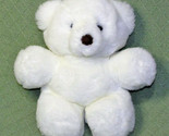 1985 ETONE TEDDY BEAR PLUSH 12&quot; STUFFED ANIMAL VINTAGE FLUFFY SOFT WHITE... - $26.10